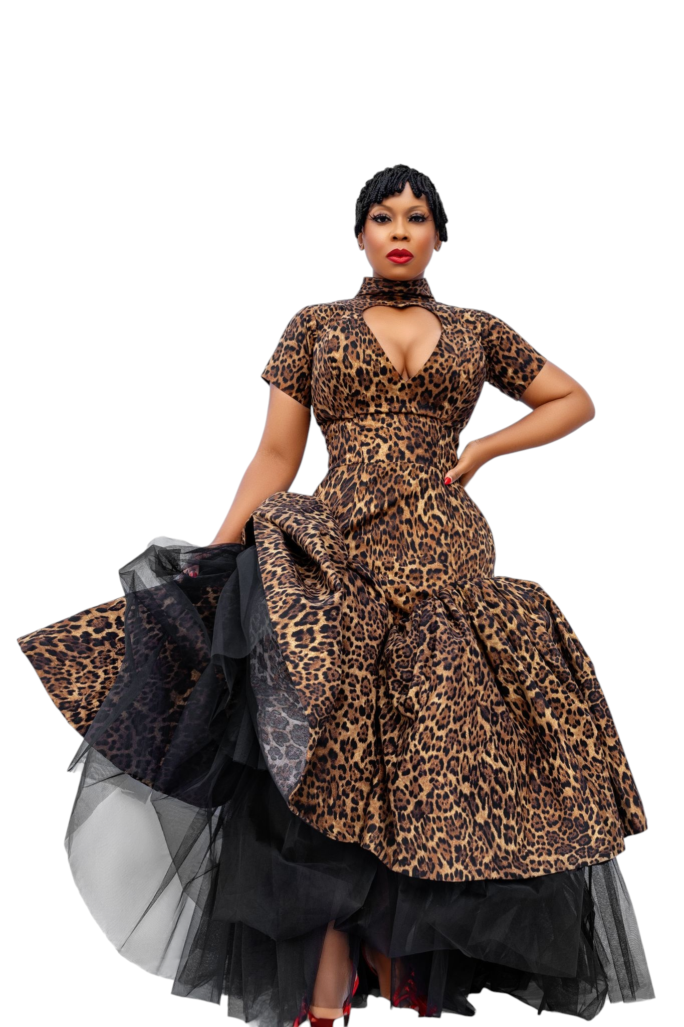 Jojo Leopard Dress